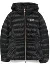 Ea7 Core Lady Nylon Padded Jacket In Black