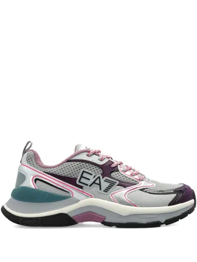 Ea7 Panelled Sneakers In Multi