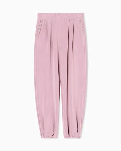 Ea7 Trouseralon De Jogging Precious En Interlock De Modal Stretch