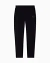Ea7 Pantalon Logo Series En Coton Mélangé