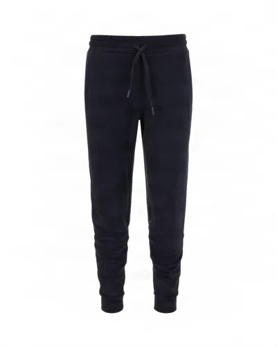 Ea7 Pantalone Slim Fit Logo Series Black In Blue