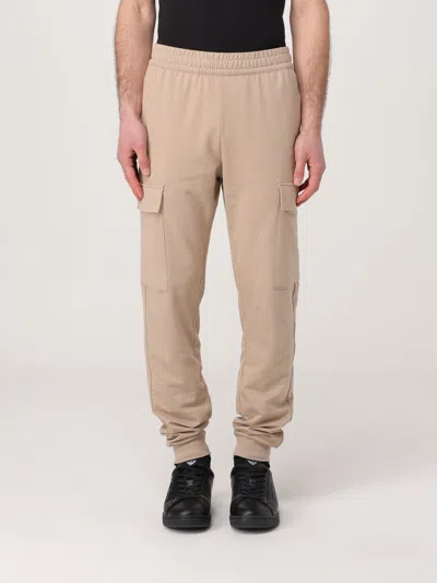 Ea7 Pants  Men Color Beige In Gray