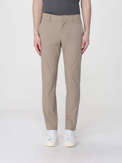 Ea7 Stretch Jersey Chino Trousers  In Burgundy