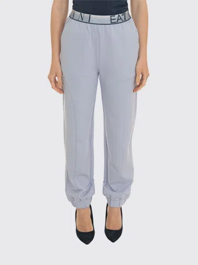 Ea7 Pants Woman In Blue