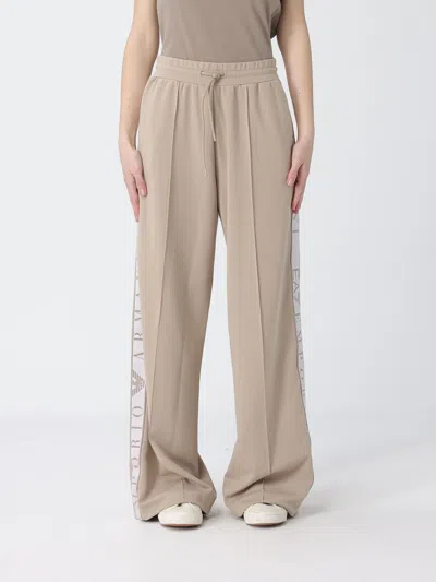 Ea7 Pants Woman  In Neutral
