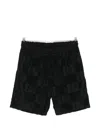 Ea7 Pattern Shorts In Black