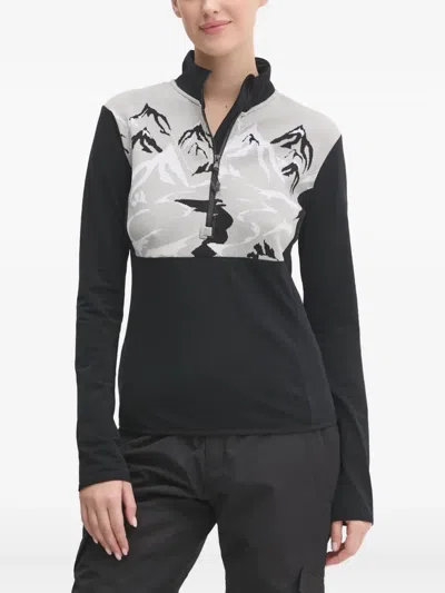 Ea7 Patterned-jacquard Top In Multi