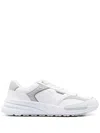 Ea7 Emporio Armani Perforated Sneakers In White