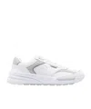 Ea7 Emporio Armani Perforated Sneakers In White