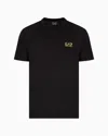 Ea7 Pima Cotton Core Identity T-shirt In Black