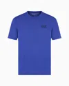Ea7 Pima Cotton Core Identity T-shirt In Blue