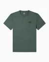 Ea7 Pima Cotton Core Identity T-shirt In Green