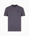 Ea7 Pima Cotton Core Identity T-shirt In Grey