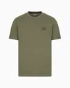 Ea7 Pima Cotton Core Identity T-shirt In Military Green