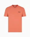 Ea7 Pima Cotton Core Identity T-shirt In Orange