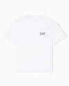 Ea7 Pima Cotton Core Identity T-shirt In White