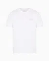 Ea7 Pima Cotton Core Identity T-shirt In White