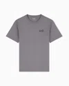 Ea7 Pima Cotton Core Identity T-shirt In Gray