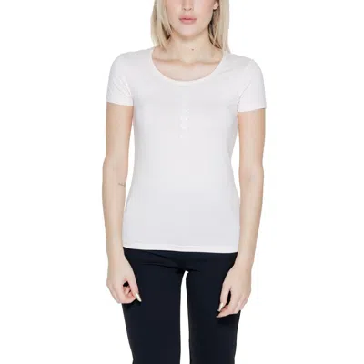 Ea7 Cotton Tops & Women's T-shirt In Pink