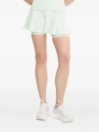 Ea7 Pleated Tennis Skirt In Green