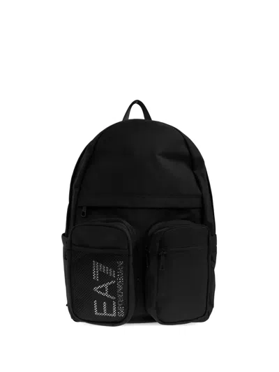 Ea7 Pocket Logo Backpack In White