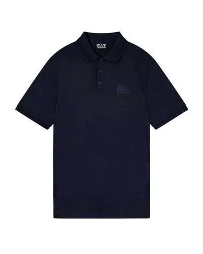 Ea7 Polo Lux Identity Armani Blue