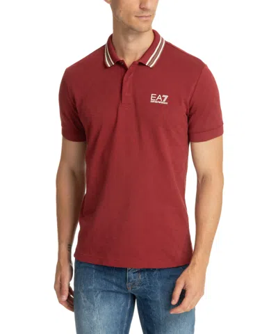 Ea7 Polo Shirt In Red