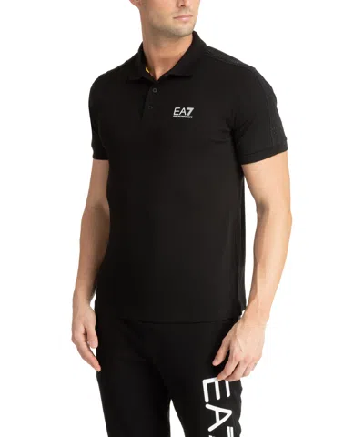 Ea7 Polo Shirt In Black