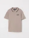 Ea7 Polo Shirt  Kids Color Beige