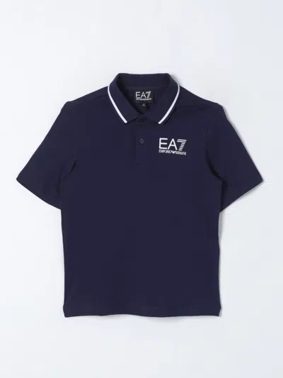 Ea7 Polo Shirt  Kids In Blue