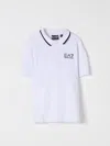 Ea7 Polo Shirt  Kids Color White