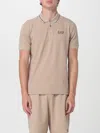 Ea7 Core Identity Polo Shirt In Neutral