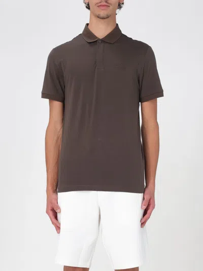 Ea7 Polo Shirt  Men Color Brown