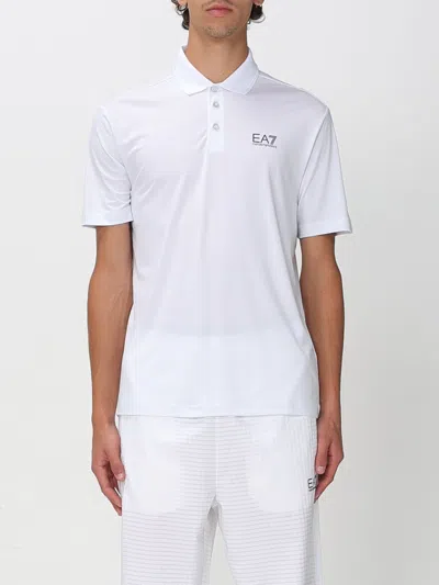 EA7 POLO SHIRT EA7 MEN COLOR WHITE,G75437001