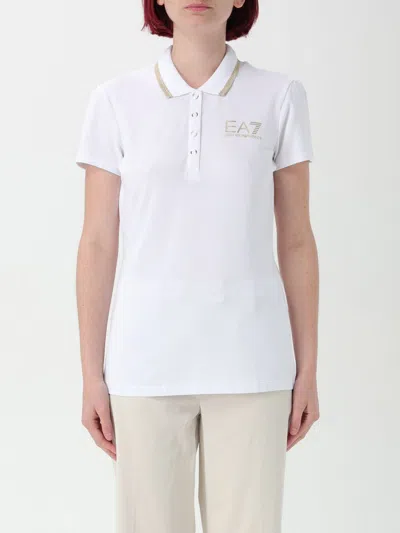 Ea7 Polo Shirt  Woman Color White In 白色