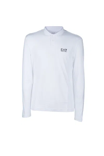 Ea7 Polo In White
