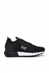 Ea7 Polyester Sneakers - Black/white In Black