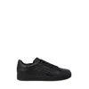 Ea7 Embossed Logo Sneakers In Black