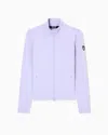 Ea7 Powerstretch Fabric Technical Ski Fleece In Purple