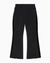 Ea7 Kids' Precious Girl Modal-blend Trousers In Black