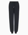 Ea7 Precious Stretch-modal-blend Joggers In Black