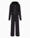 Ea7 Precious Stretch Modal-blend Tracksuit In Black