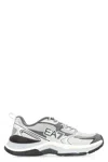 Ea7 Emporio Armani Predator Low-top Sneakers In Silver