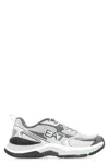 Ea7 Predator Metallic-panel Low-top Sneakers In Multi