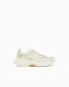 Ea7 Predator Sneakers In Gold