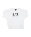 Ea7 Print Sweater In White