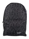 Ea7 Printed Backpack In Black