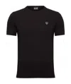 Ea7 Printed T-shirt In Black