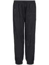 Ea7 Printed Track Pants In Black