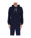Ea7 Pull Rope Hooded Sweater In Black